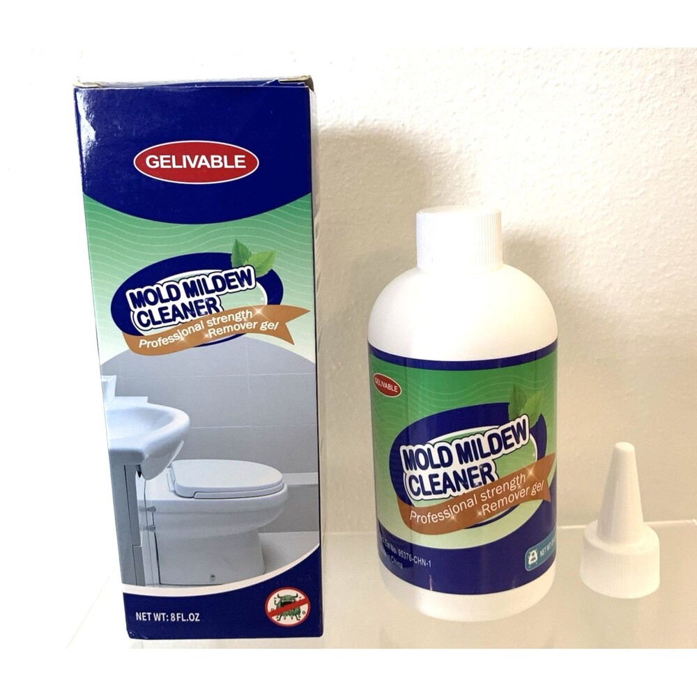 Gelivable Mold Mildew Cleaner 8 Fl Oz Bathrooms Kitchen Sinks, etc. New Sealed